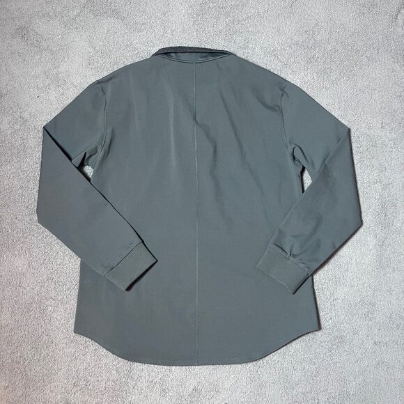 Bylt Fairway Drop-Cut Pullover Premium Basics Quarter Zip Snaps Men's Large - Picture 2 of 6